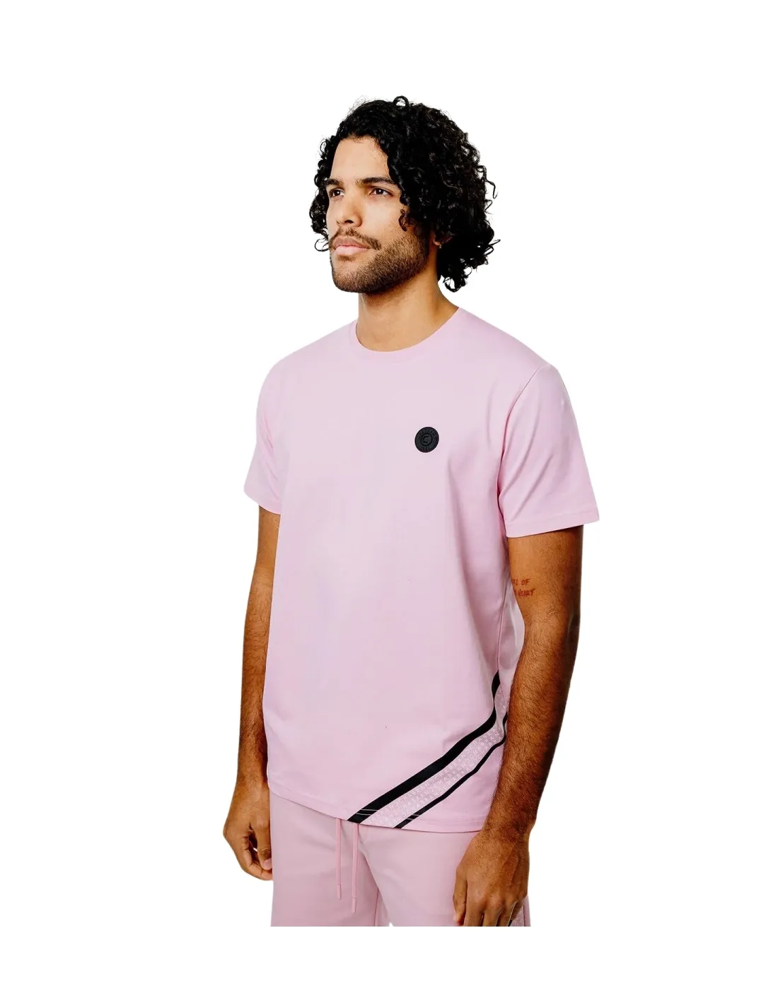 T shirt Chabrand homme Ref 63019 Rose