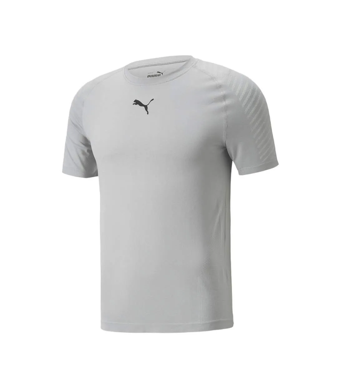 T-shirt De Sport Gris Homme Puma Train Knit