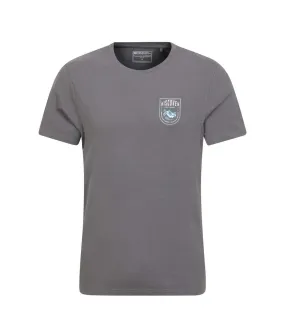 T-shirt discover lake district homme gris foncé Mountain Warehouse