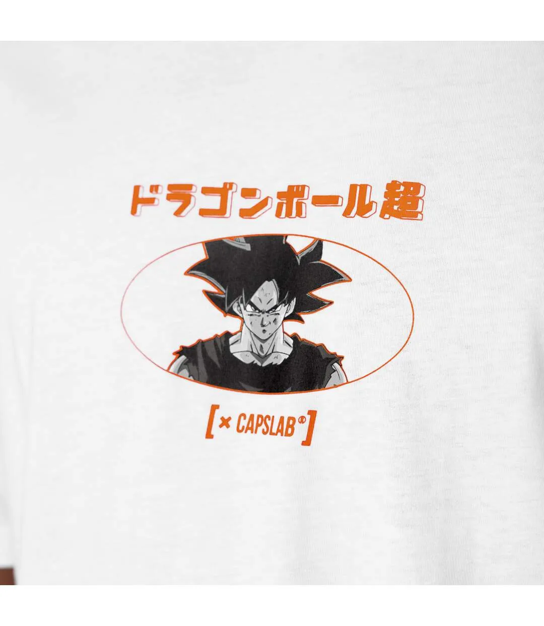 T-shirt en coton homme confort avec print Dragon Ball Super Instinct Capslab