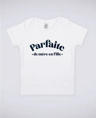 T-Shirt enfant Parfaite de mère en fille