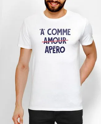 T-Shirt femme A comme apéro