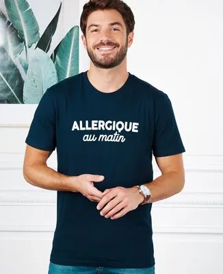 T-Shirt femme Allergique au matin