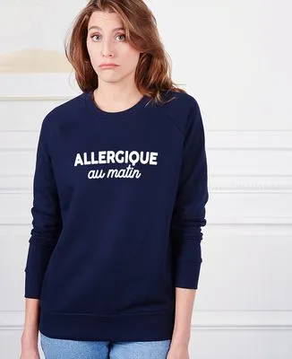 T-Shirt femme Allergique au matin