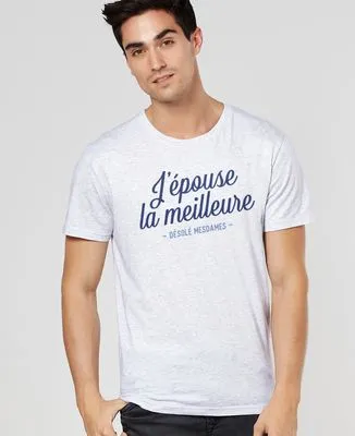 T-Shirt femme J'épouse le meilleur