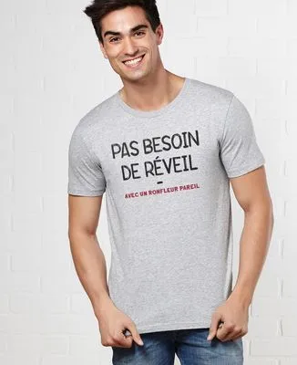 T-Shirt femme Pas besoin de réveil