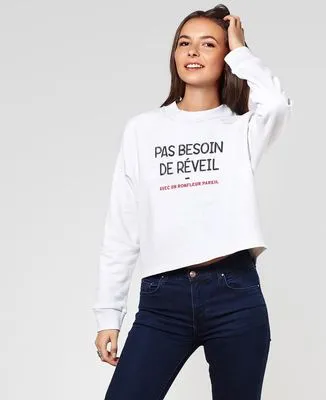 T-Shirt femme Pas besoin de réveil