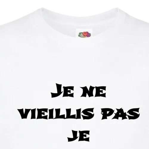 T-shirt homme anniversaire! idée cadeau homme! idée cadeau :je ne vieillis pas, je m'upgrade