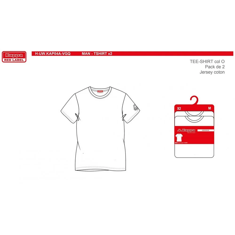 T Shirt homme KAPPA vendus en Pack