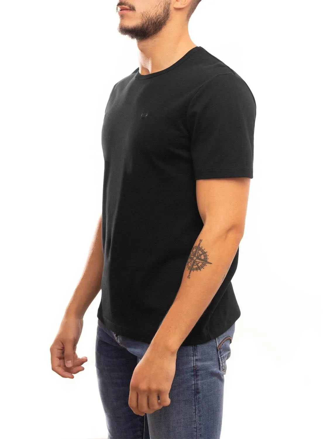 T-Shirt Klout Organic Premium Noire pour Homme