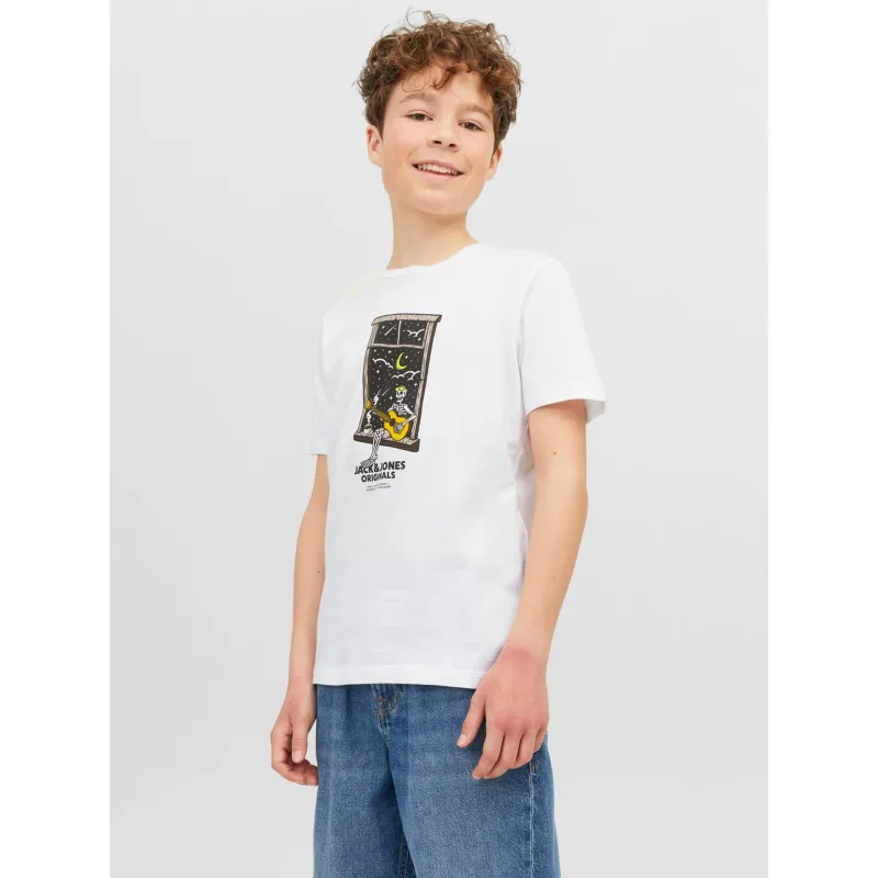 T-shirt magazine print multicolore enfant - Guess | wimod