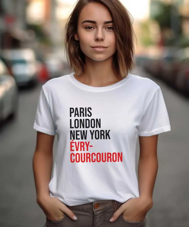 T-Shirt Paris London New York Évry-Courcouronnes