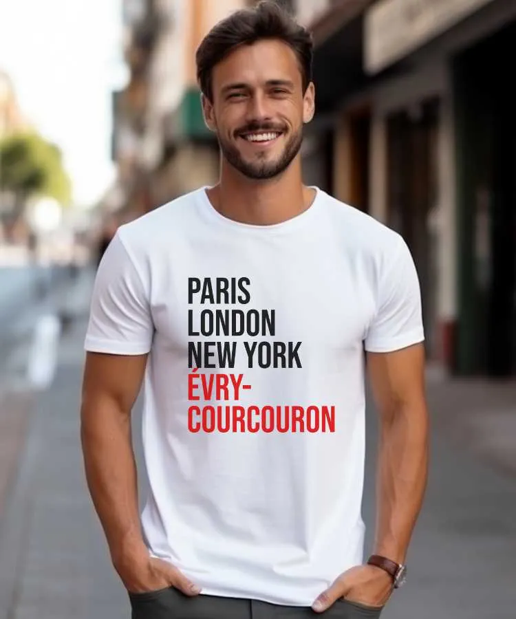 T-Shirt Paris London New York Évry-Courcouronnes