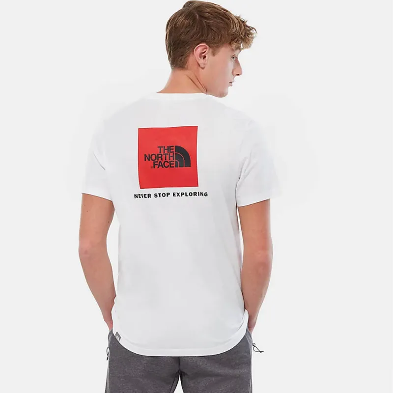 T-SHIRT REDBOX THE NORTH FACE BLANC