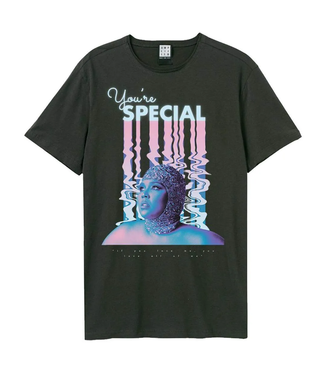 T-shirt you´re special adulte charbon Amplified