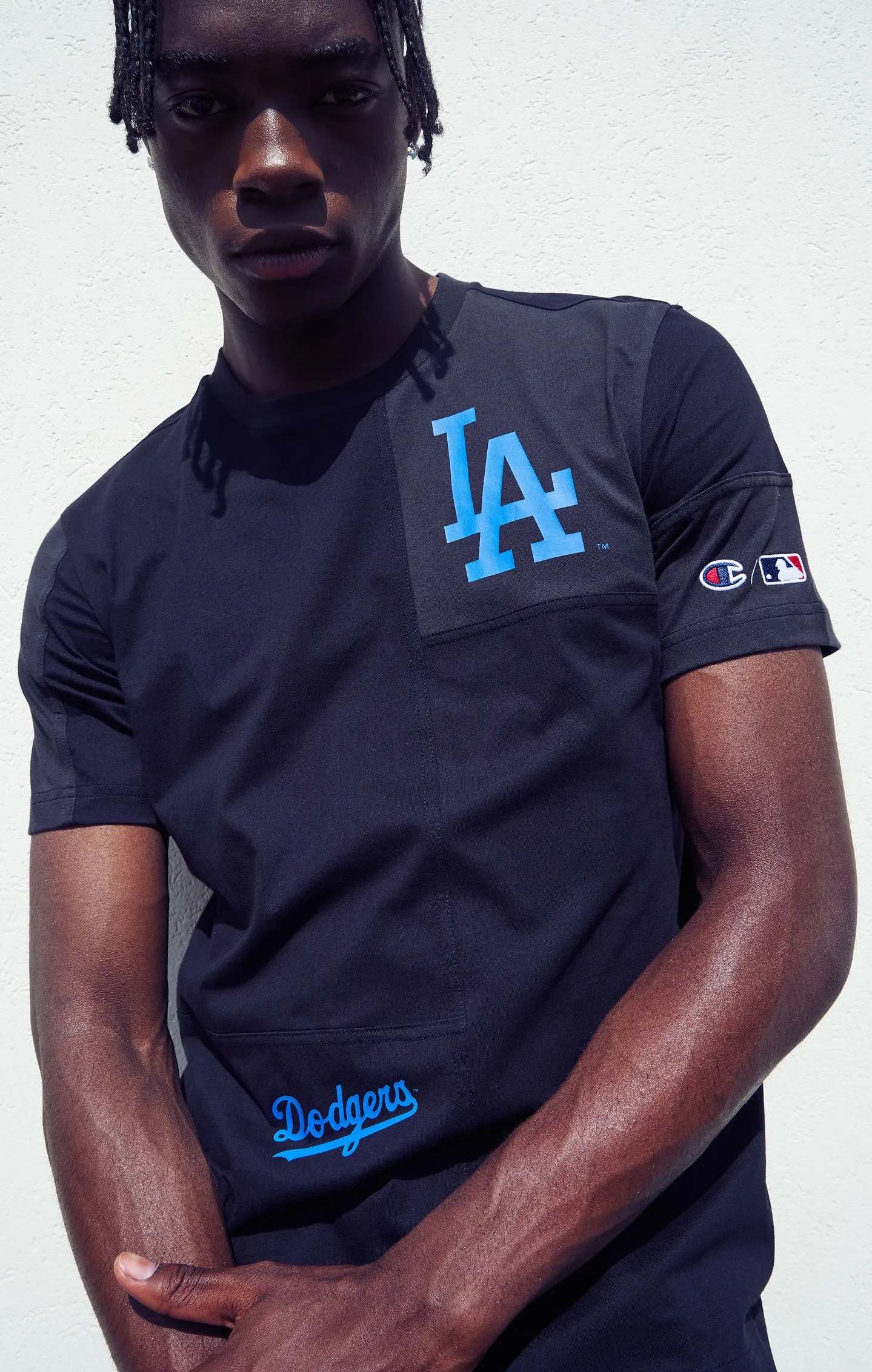 T-shirt à patchwork MLB | Champion France