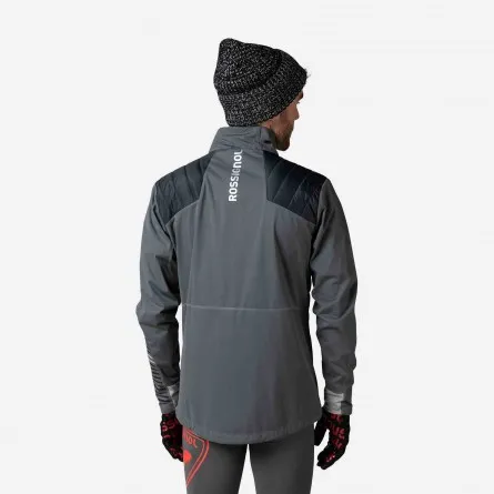 Textile haut ski nordique Rossignol Poursuite Warm Jacket onyx grey