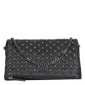 THE KOOPLES  Sac bandoulière en cuir - Noir