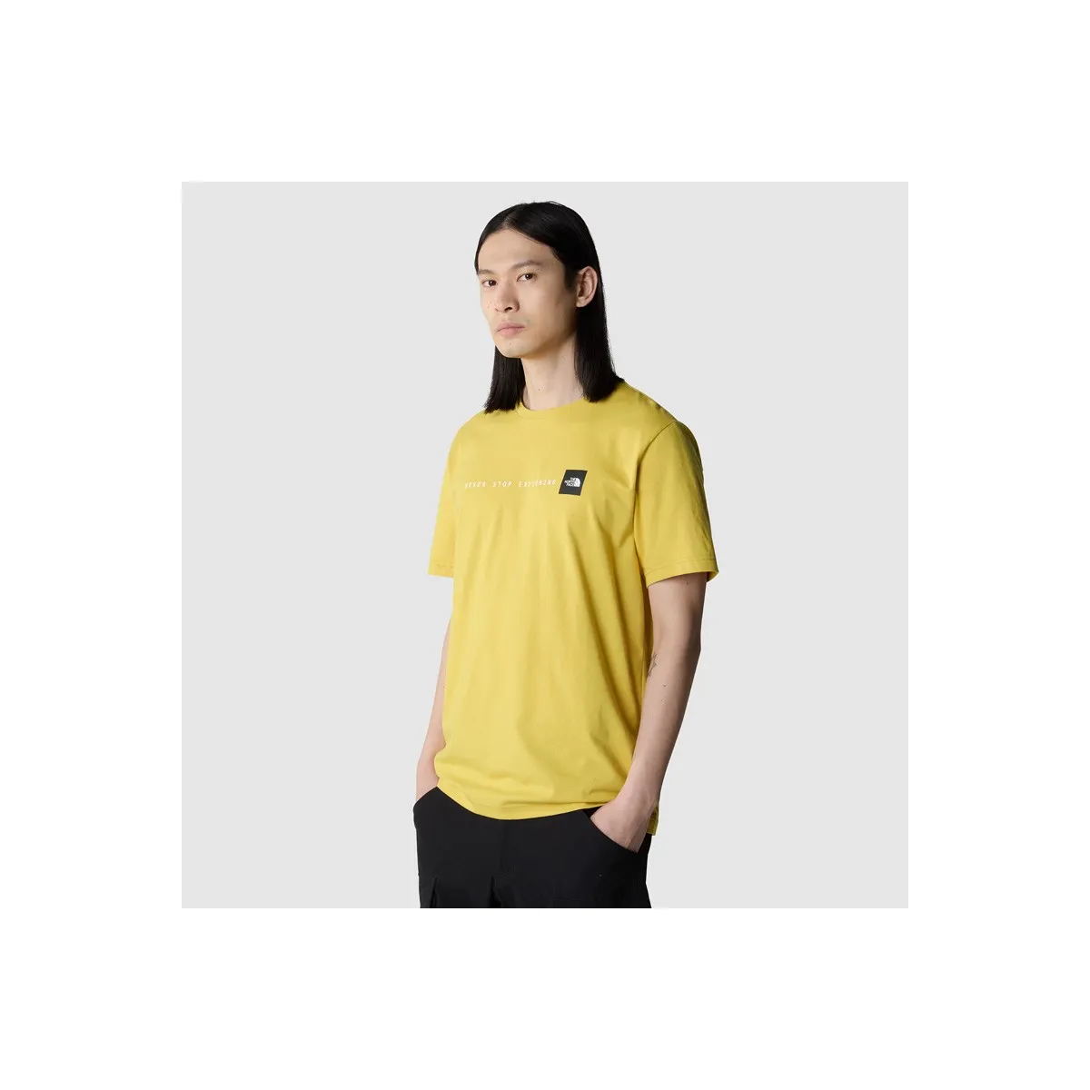 THE NORTH FACE - T-shirt jaune pour homme