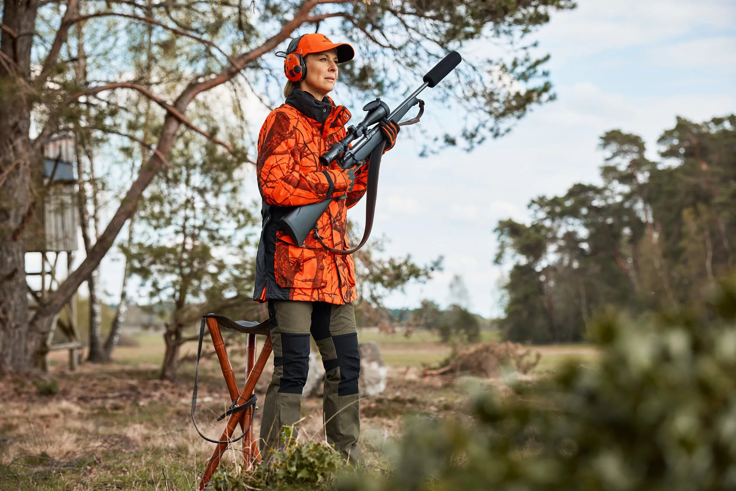 Veste de chasse à la battue Nordforest Hunting Predator One pour femmes