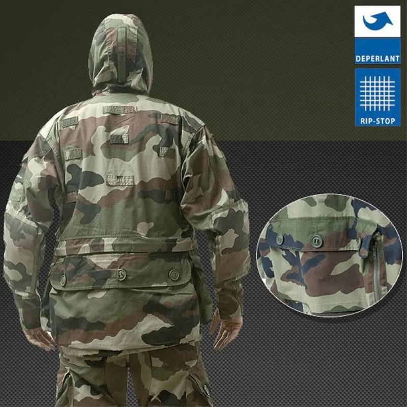 Veste militaire Guerilla ripstop OPEX camouflage CE