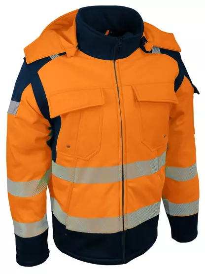 Veste Softshell de signalisation. Doublépolaire. 2 x 1. - SINGER - VILNO