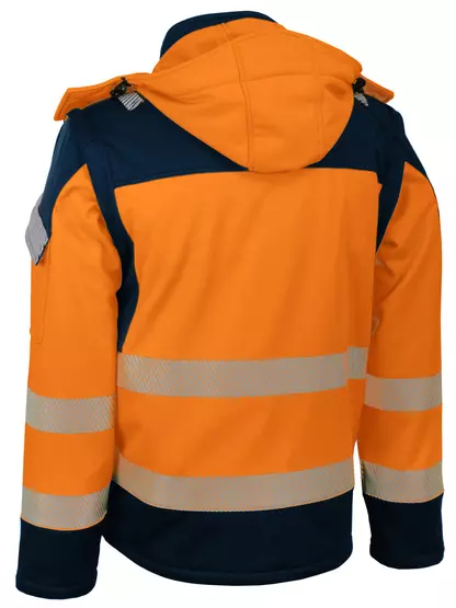 Veste Softshell de signalisation. Doublépolaire. 2 x 1. - SINGER - VILNO