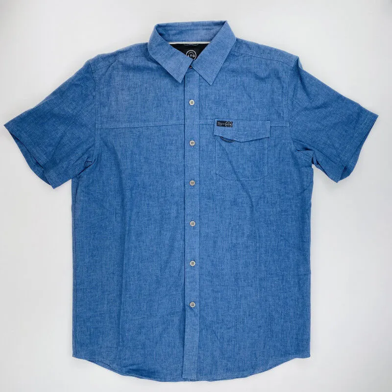 Wrangler Hemp Shirt - Seconde main Débardeur homme - Bleu - M | Hardloop